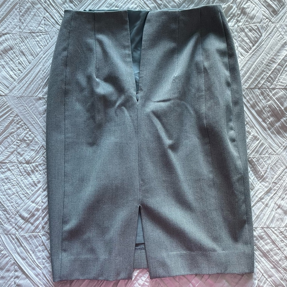 Light blue double zero express pencil skirt